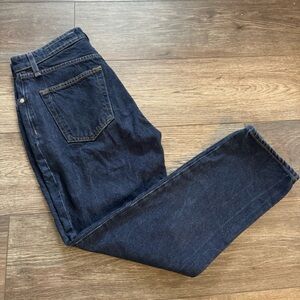 Rag & Bone Nina High Rise Ankle Cigarette Jean Dark Wash 27